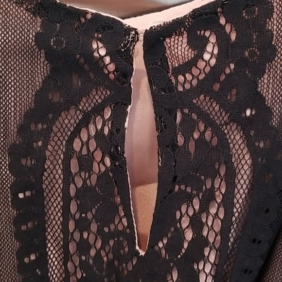 💕ADELYN RAE💕 Sleeveless Black Lace Maxi Dress Small S NWT - Picture 9 of 12